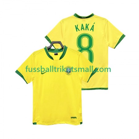 Fußballtrikots Brasilien KAKA 8 2006 Retro Kurzarm Heimtrikotsatz kaufen
